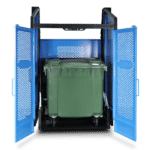 Maxitip Bin Tipper - Wastebin in position