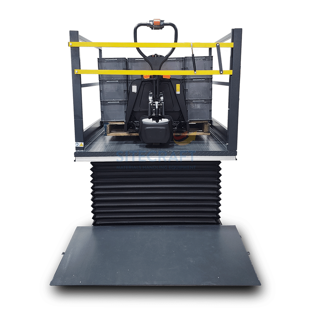 Low Profile Loading Dock Scissor Lift Table | 1000kg | 840mm Platform Height