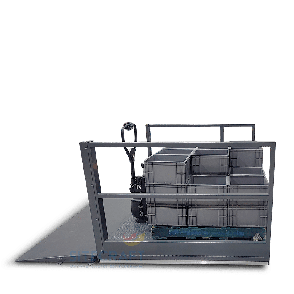 Low Profile Loading Dock Scissor Lift Table | 1000kg | 840mm Platform Height